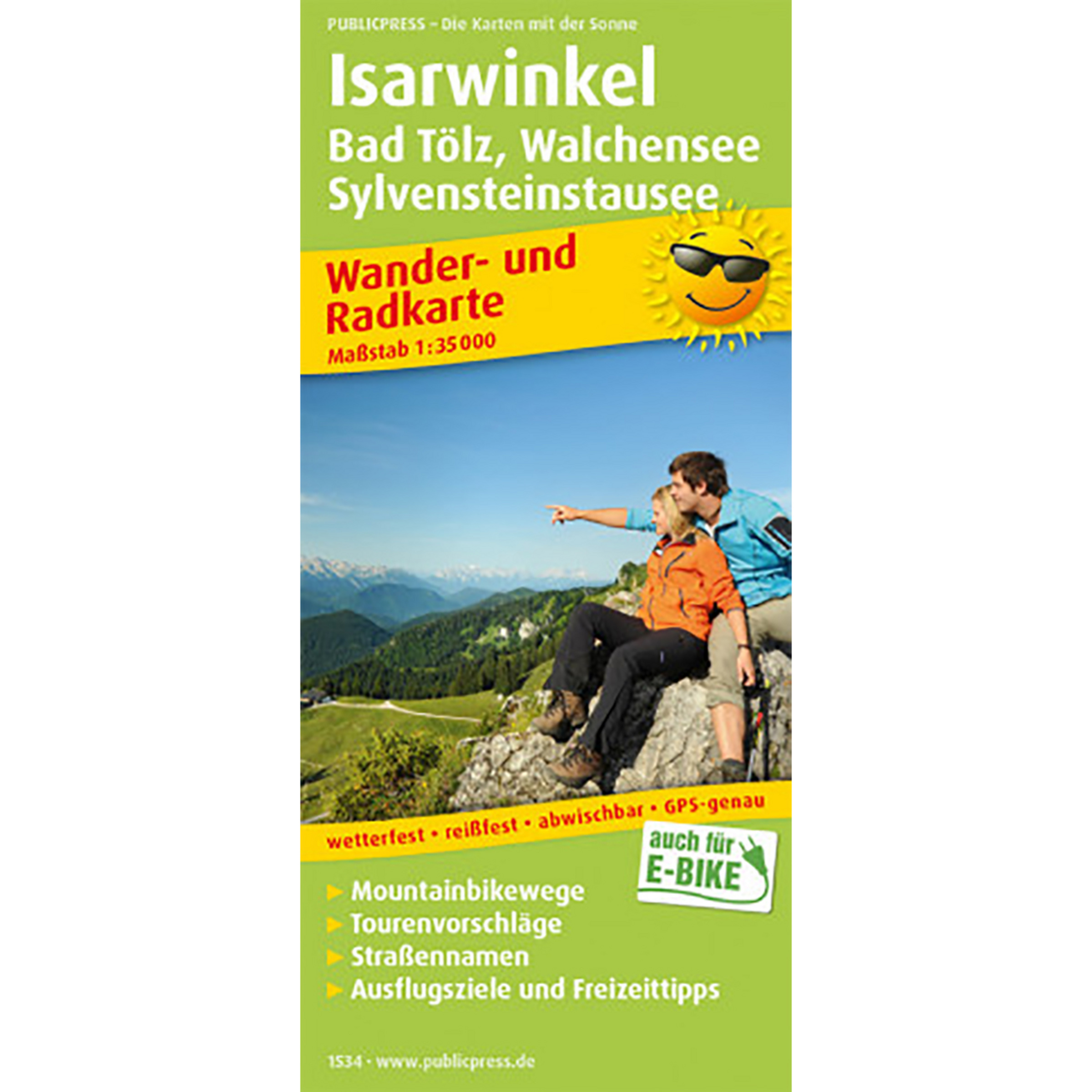 PublicPress RWK 1534 Isarwinkel - Bad Tölz, Walchensee Topografische Karten