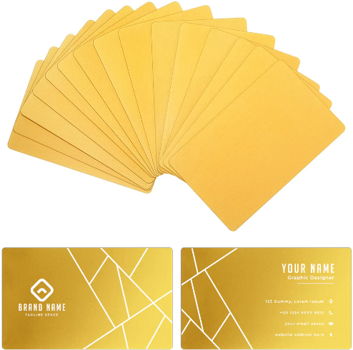 AlgoLaser Aluminum Business Cards (100 pcs)