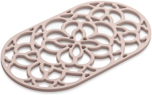 Zeal Heritage Silicone Large Oval Trivet Rose Pink
