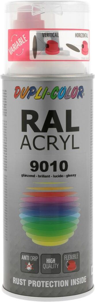 european aerosols DUPLI-COLOR RAL 9010 reinweiß glanz, 400 ml
