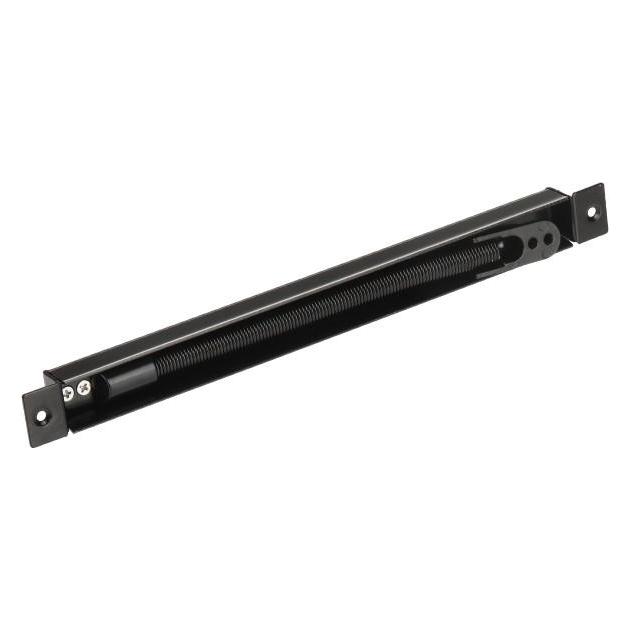 Atlo In das Profil einbaubare Kabelabdeckung Atlo-Kps-21x262/Sheel-S, schwarz (Kabelkanal) (DELTA)