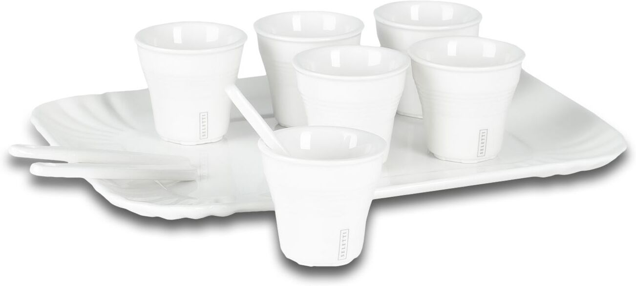 Seletti Taza y tacita Unisex Blanco -- Unisex