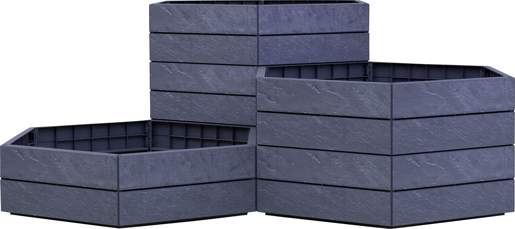 Garantia Hochbeet Ergo Vario 1, stone, Flora Wassersystem