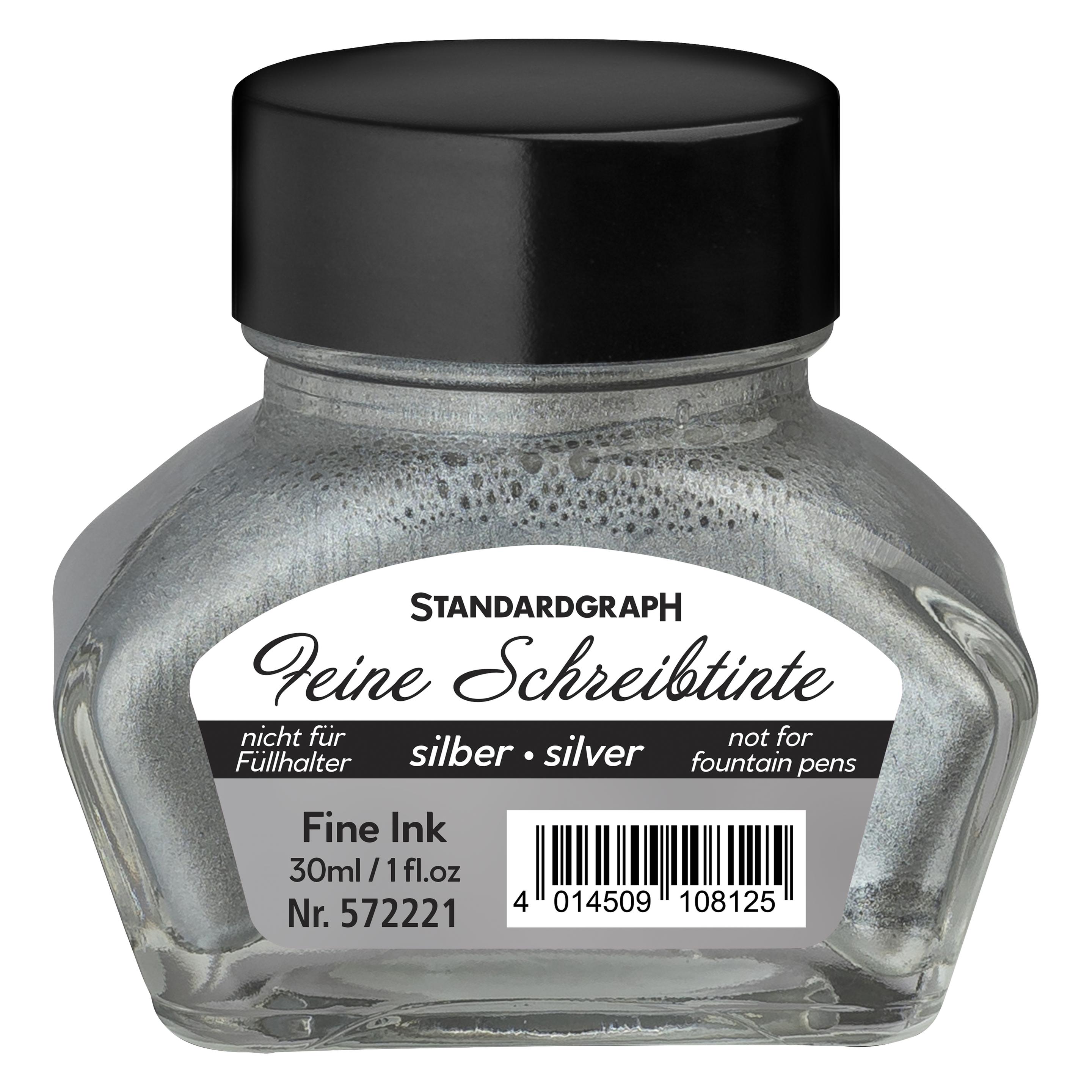 Standardgraph Tinte 30 ml Silber (Silber) (572221-SG)