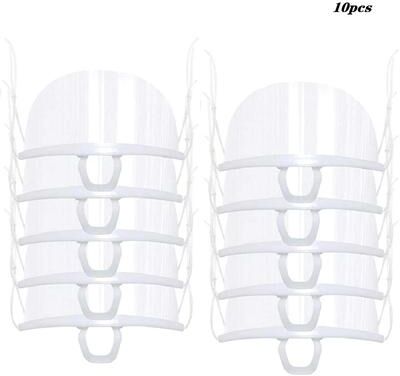 Fusion Finds 10 Transparent Anti Fog Masks For Catering & Kitchen Professionals 10pcs