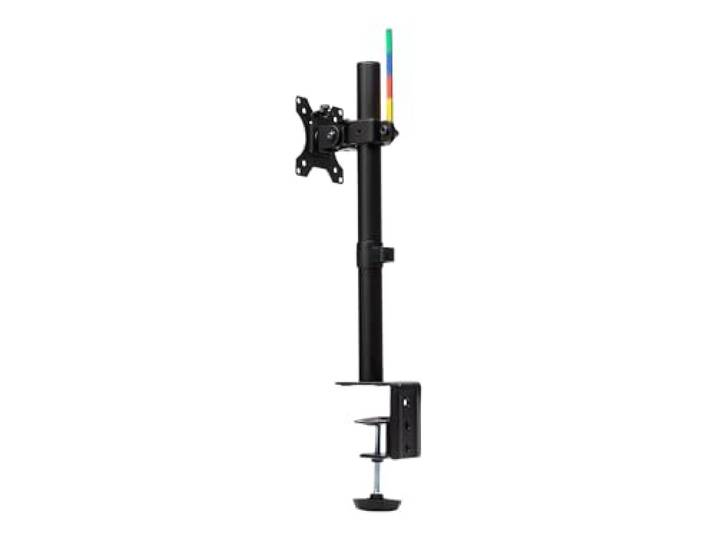 Kensington SmartFit Ergonomische, Korte, Enkele Monitorarm, Kantelt Tot 45 Graden, Zwenkt Tot 90 Graden, Draait 180 Graden, Tot 34 Inch Monitors, Zwart, K55411WW