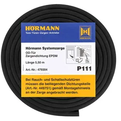 Hörmann Zargendichtung mit Dichtungskeilen P111, 5500 mm