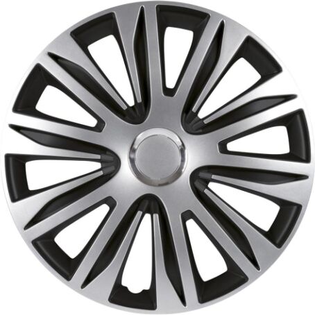 Petex Radblenden Satz 14 Zoll Nardo Silber/schwarz Rb547514