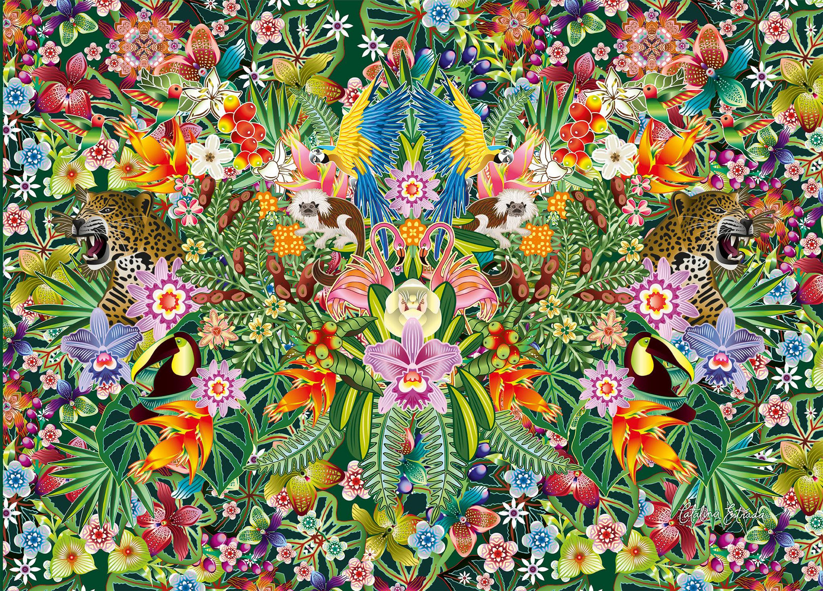 Gibsons Puzzel Jungle Dream, 1000 stukjes