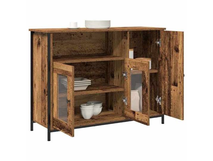 Rangement maison - Moderne Buffet Bois ancien 100x35x75 cm -_1parcel(14535)
