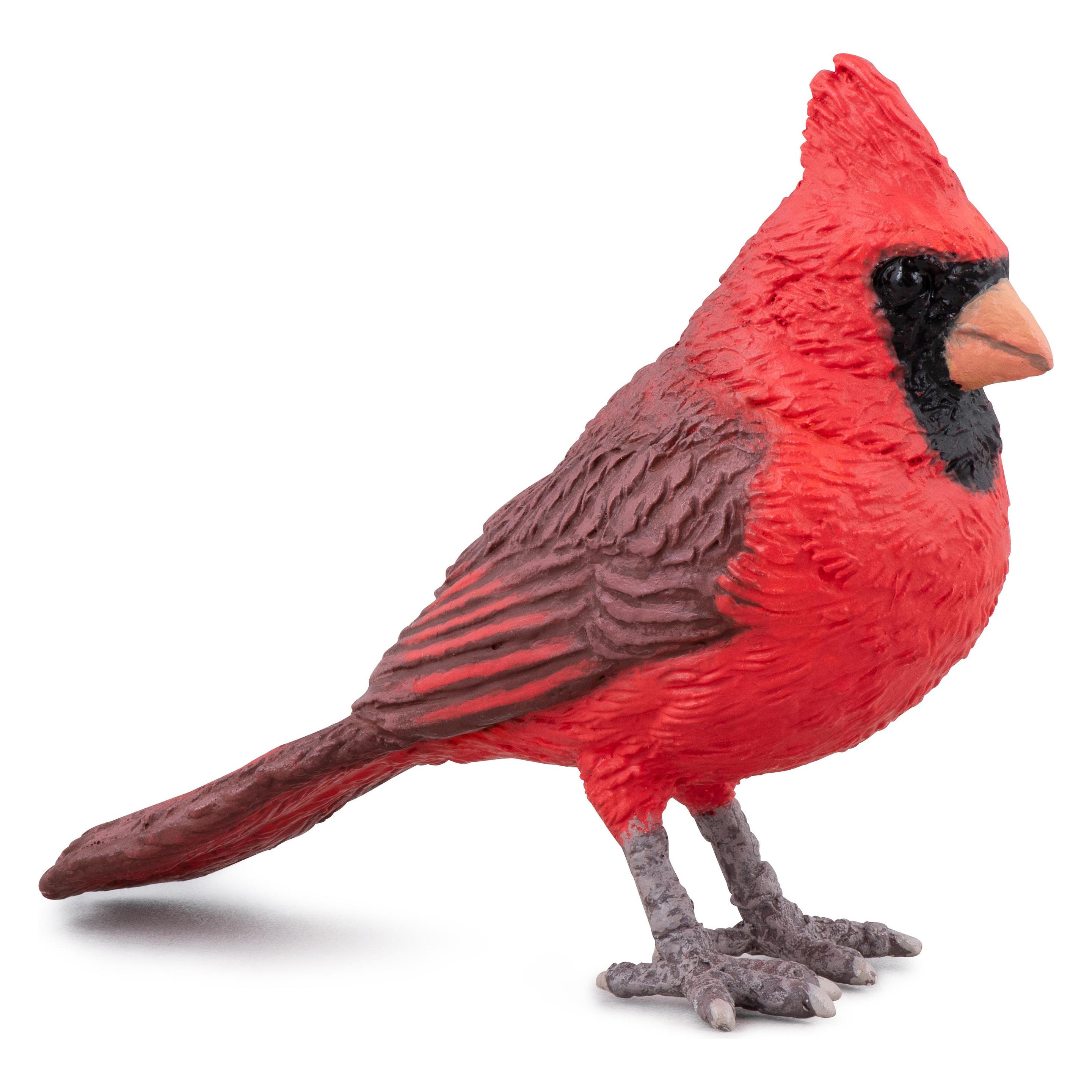 Magni Papo Spielfigur Vogel Rotkardinal rot/braun 4cm (50322)