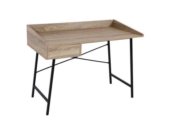 SCHREIBTISCH eckig Beige