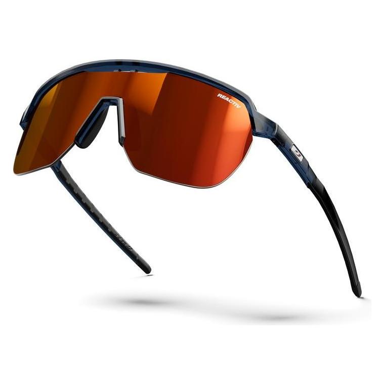 Julbo Frequency Reactiv 0-3 (Black, Blau, blau durchscheinend/schwarz, Blue transparent, Dunkelblau, Reactive S0-3 High Contrast (VLT 15-87%)) (J5674412)