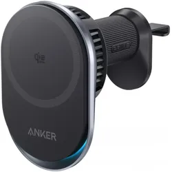 Anker Prime Car Mount Qi2 25W Charger, Auto Adapter, Schwarz
