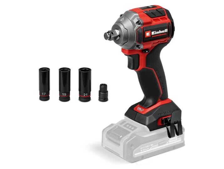 Einhell TP-CW 18/260-C\, clé à chocs\, poignée pistolet\, 1/2\ \, rouge\, sans balais\, 2 700 tr/min