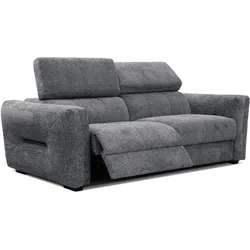 SOFA CALVERA 3-Sitzer mit 1 Relaxfunktion, graphitfarben