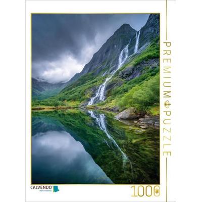 CALVENDO Puzzle Norwegen - Reine, Lofoten | 1000 Teile Lege-Größe 64x48cm Foto-Puzzle für glückliche Stunden, von , Calvendo Puzzle