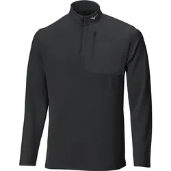 Mizuno Layer Essential 1/4-Zip, schwarz