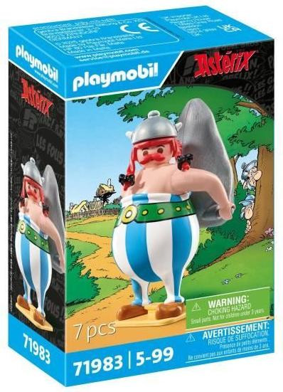 Playmobil Astérix en Obélix figuur met menhir, meerkleurig