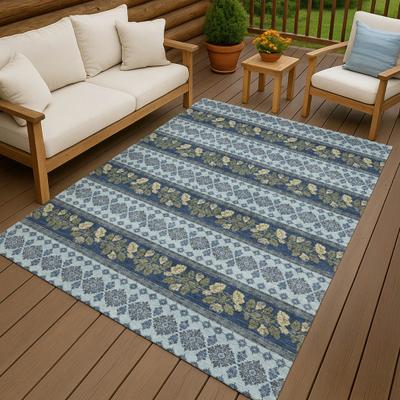 Addison Rugs Machine Washable Indoor/ Outdoor Stripe Sochi Chantille Rug