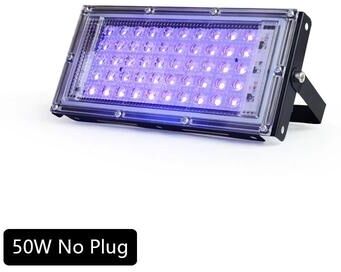 Uplift Essentials 395nm 400nm LED UV Floodlight Waterproof Blacklight Stage Lamp For Party And Outdoor Lighting 50w No Plug