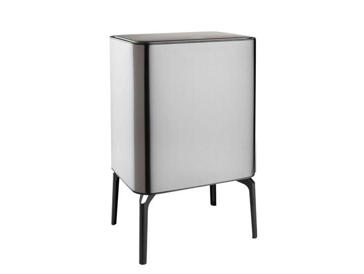 Abfalleimer Michael aus Edelstahl 2x ca. 12,7 l