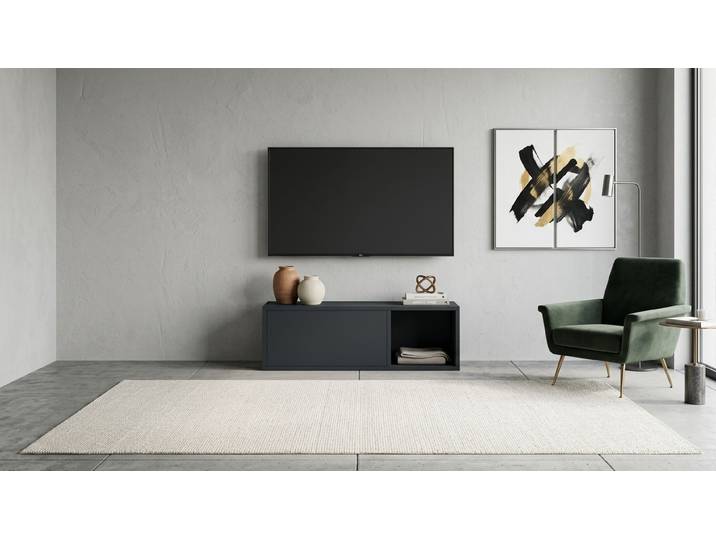 Kleiner TV-Schrank Premium Dekore Schwarz