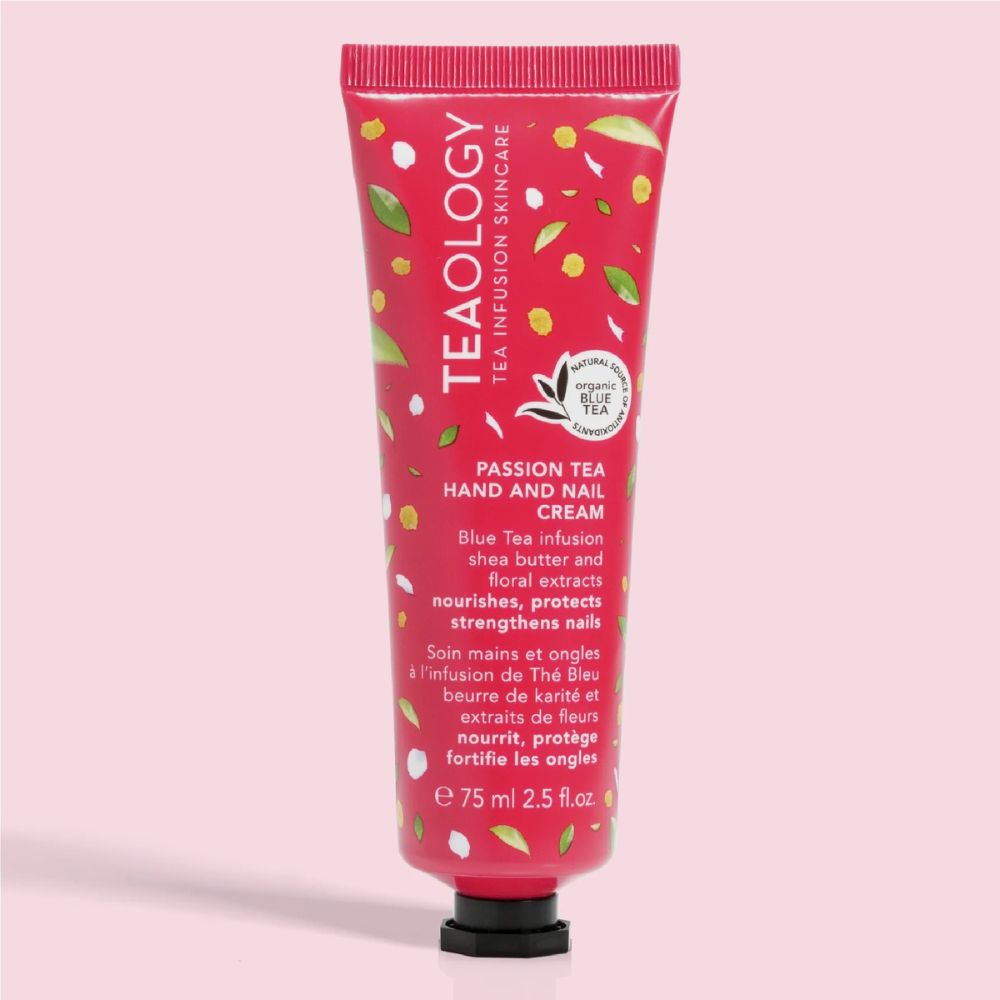 Teaology Passion Tea Hand and Nail Cream Nourishes and Strenghtens Nails 75mL