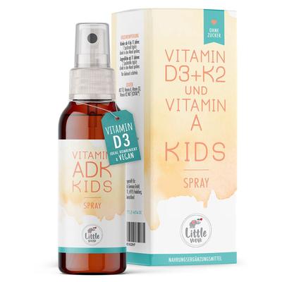 Little Wow Vitamin ADK Kids D3 K2 A Kind.veg.Spray 25 ml Spray