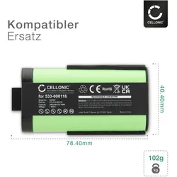 Cellonic Akku für Ultimate Ears UE MegaBoom, S-00147 (Akkus), Audio Zubehör, Schwarz