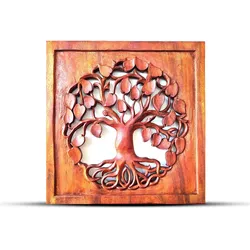Square Tree of Life - Round - Panel 40x40
