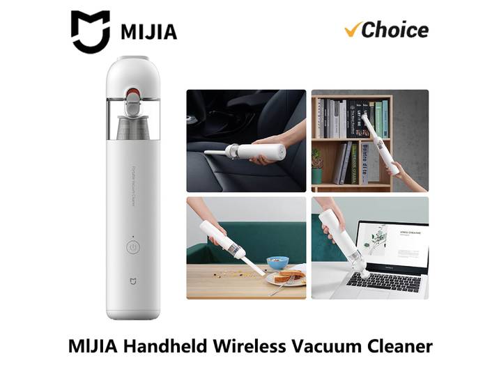 NOUVEAU Aspirateur portable MIJIA pour la maison et la voiture, mini aspirateur sans fil, collecteur de poussière, aspiration cyclonique 13000PA -CN