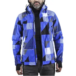 Peak mountain, Herren, Skijacke, Cover (XL), Grau, Blau