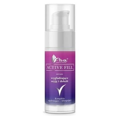 Ava Cosmetics LABORATORIUM Active Fill serum wygładzające szyję i dekolt 30ml (30 ml) (5906323009254)