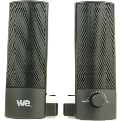 We-Vibe Enceinte PC WE 2.0 RMS 2 x 2.5W, transformable en barre de son, connection en U, PC Lautsprecher