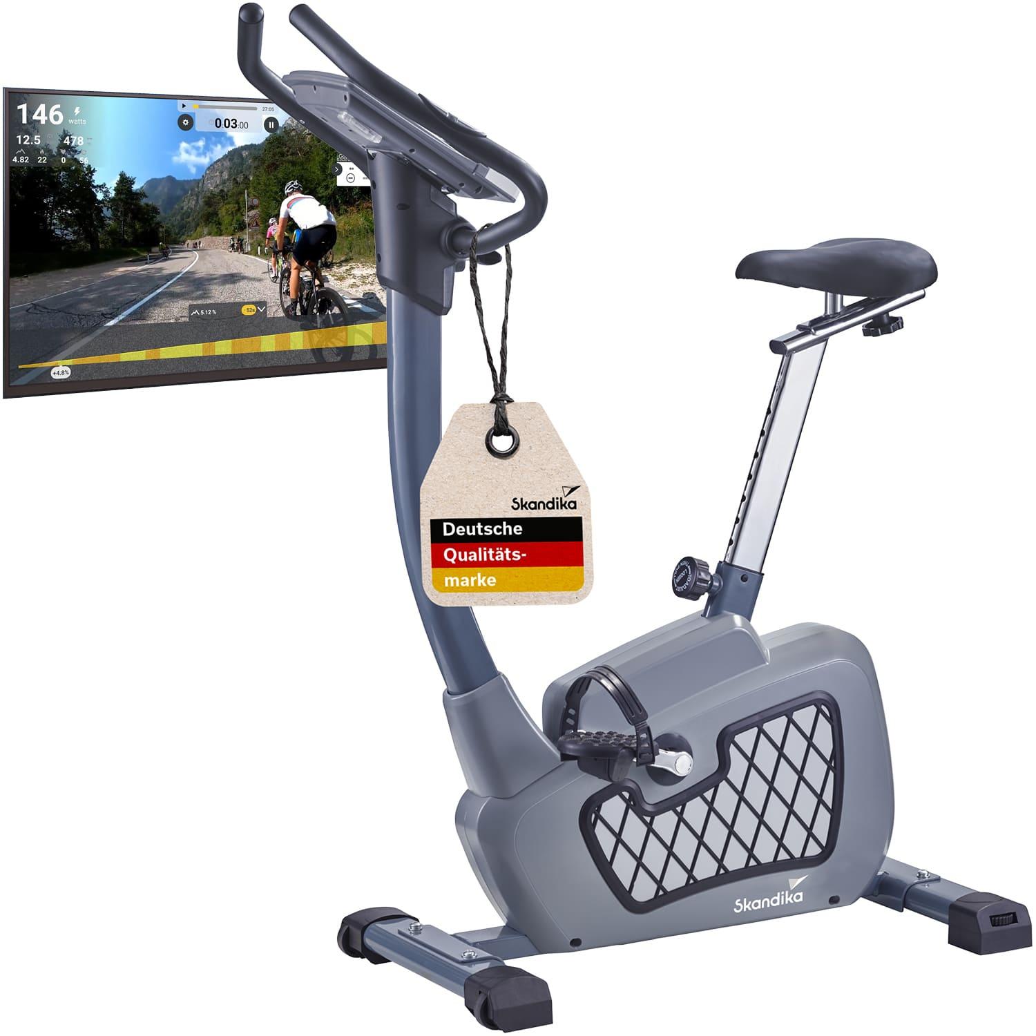 Ergometer Wiry Heimtrainer 11kg Schwungmasse 24 Trainingsprogramme mit Matte