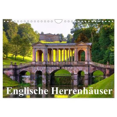 Englische Herrenhäuser (Wandkalender 2027 DIN A4 quer), CALVENDO Monatskalender