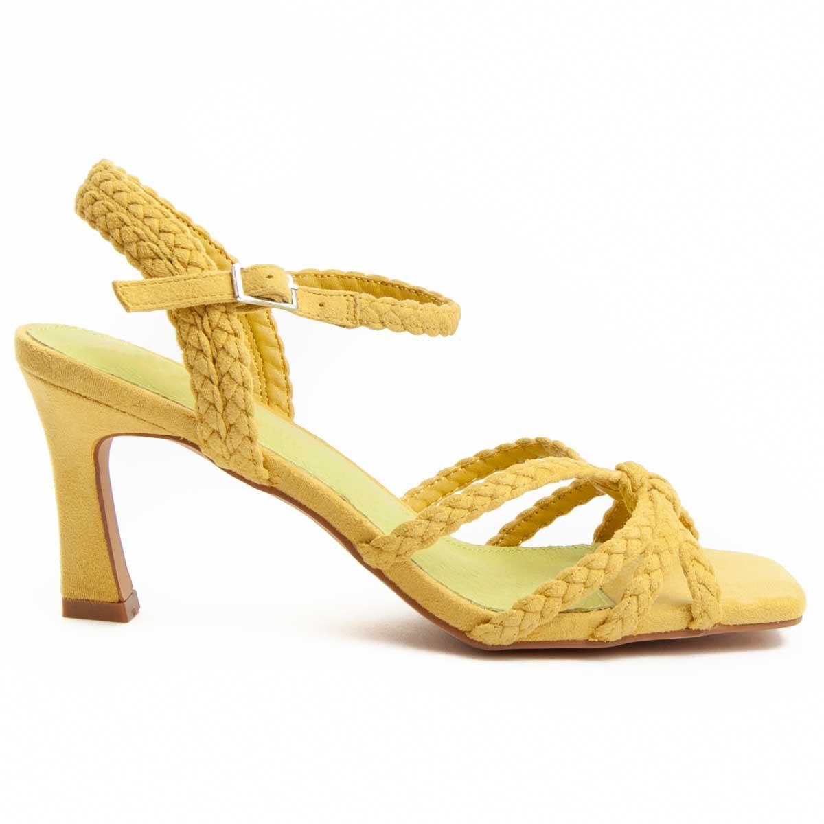 Montevita Heel Sandal Sanndal22 Geel