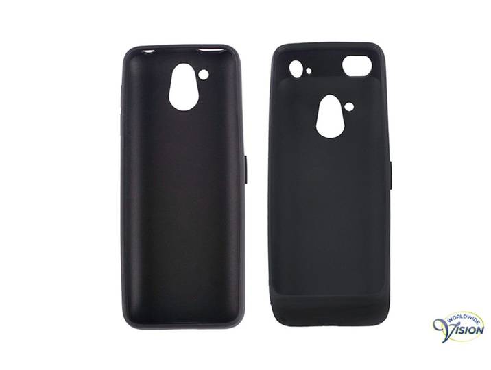 Able2 TPU Backcover voor BlindShell Classic 2 – Zwart Flexibele Beschermhoes