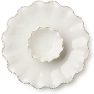 Certified International Heritage 2pc Chip & Dip - 15'' W x 15'' D x 1.75'' H