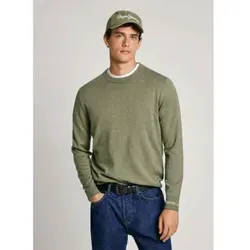 Pepe Jeans für Herren. PM702469 Neu Andre grüner Pullover (S), Lässig, Baumwolle