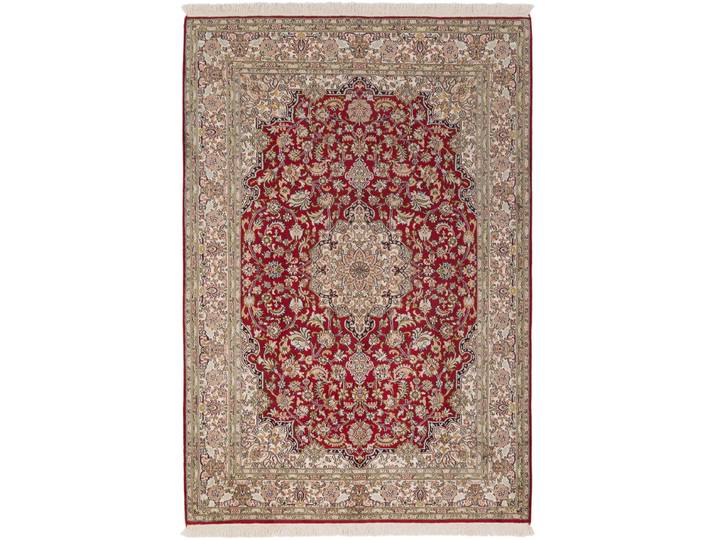 Kaschmir Seide Teppich 128x186 Handgeknüpft Orientteppich Seide
