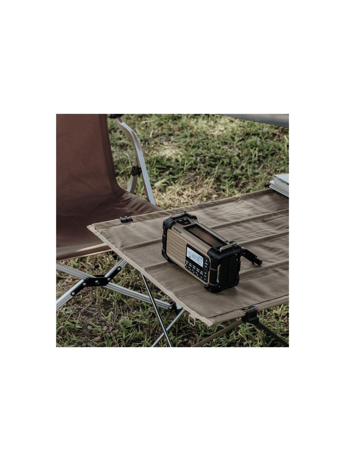 Sangean MMR-99 - AM/FM-RDS - Bluetooth - AUX - Hand Crank - Solar - Dessert - AM/FM