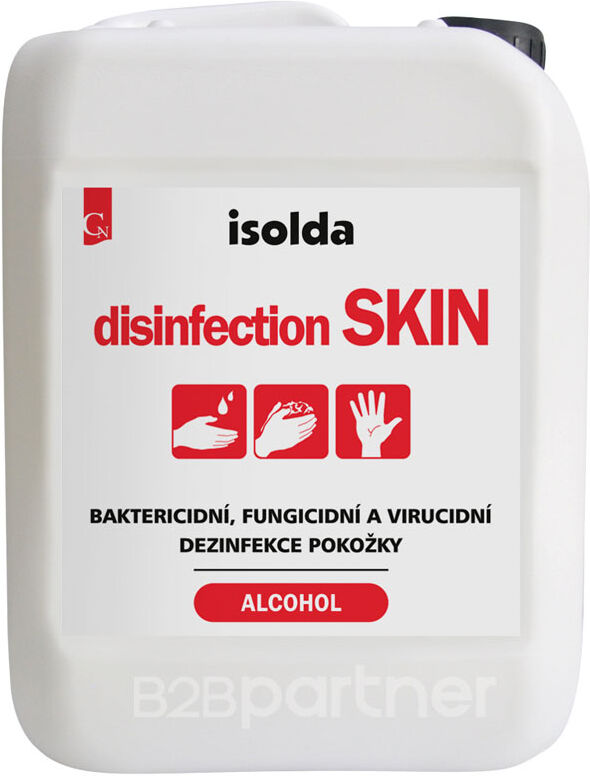 B2B Partner ISOLDA Disinfection SKIN, gelová dezinfekce rukou 5 L
