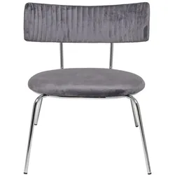 Bloomingville Loungesessel Wave, L60 x B60 x H65cm, grau
