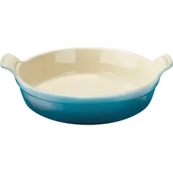 Heritage Backform 24 cm rund meerblau