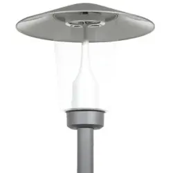 Siteco 5XA5235CF14H Pilzleuchte iQMastleuchte,Modul 540 iQ-SR,LED, 3.000lm722,EVG iQ,PMMA,direkt,Aufsatz