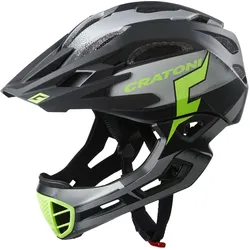 Cratoni C-Maniac Pro Fullface MTB Helm black-lime matt