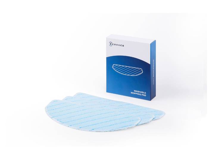 Wischbezug für Deebot T8 & T9 Serien 3 Stück , blau (hellblau), Putztücher, Waschbare Mikrofaserpads für Saugroboter Deebot T8 und T9, Wischbezug