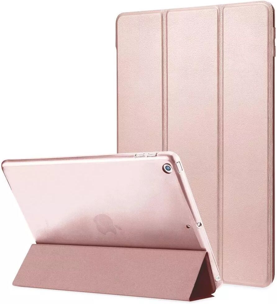 INF Smart-Falthülle in Roségold, kompatibel mit iPad Pro 9.7 2017, mit Rundumschutz und praktischem Stand